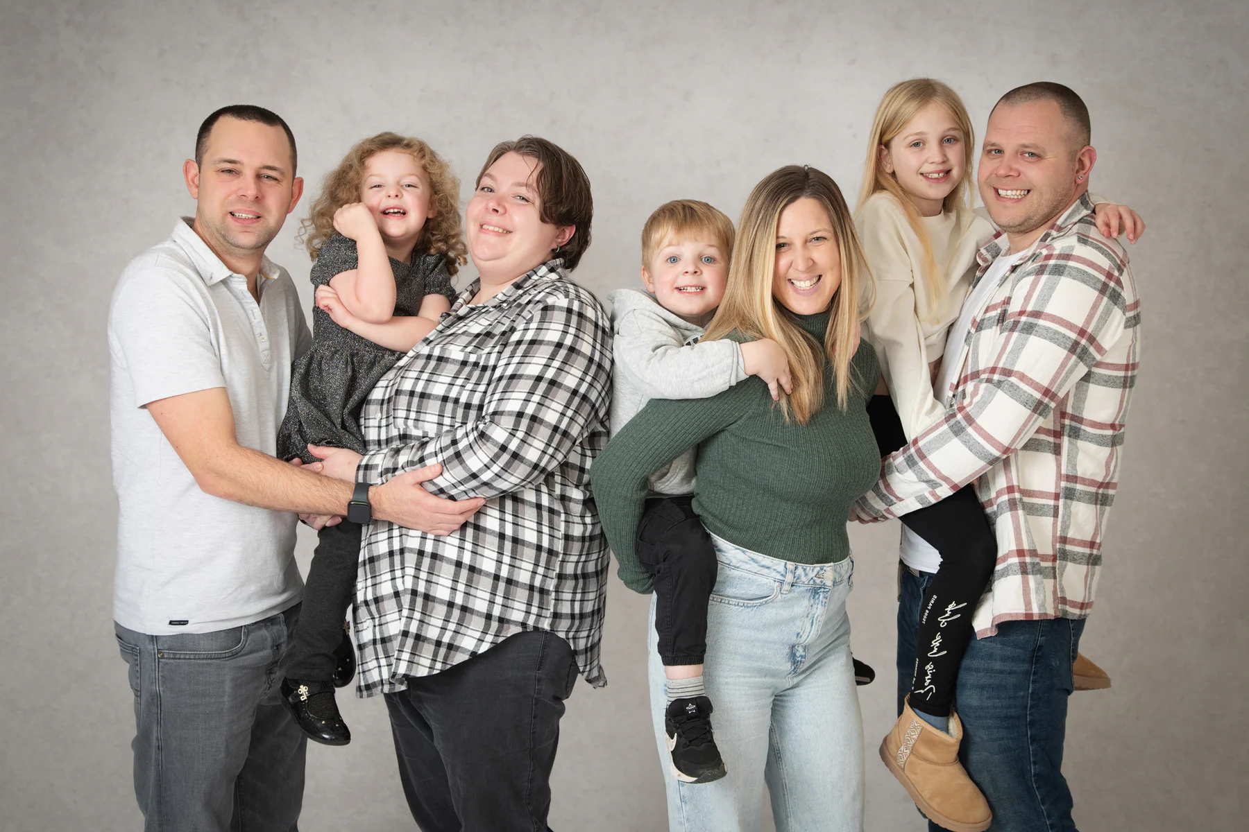 Family portrait by Matt Curtis Photography